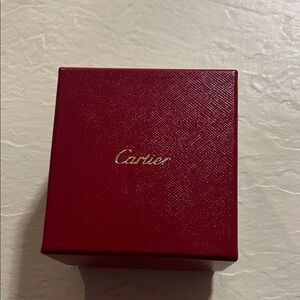 Cartier Burgundy Ring Gift Box